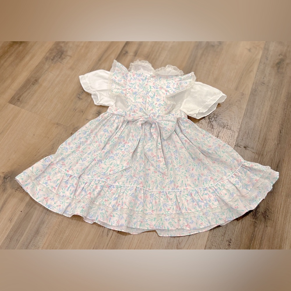 Girls 80’s/90’s Vintage Easter Dress Size 4T - Picture 2 of 7